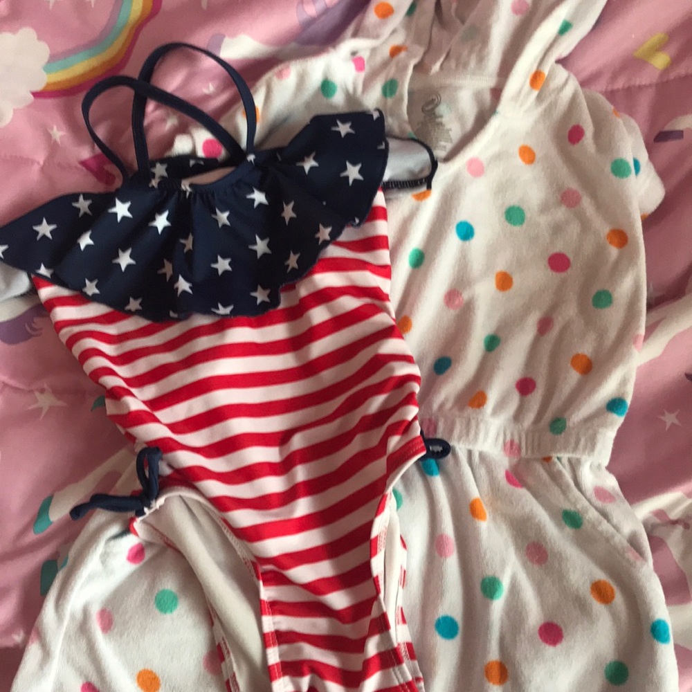Bathing suit and cover up